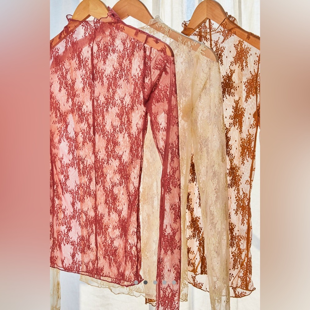Free People Lady Lux Layering Top Size XS Sugar Maple
